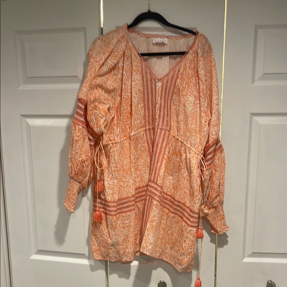 Orange Patterned dress